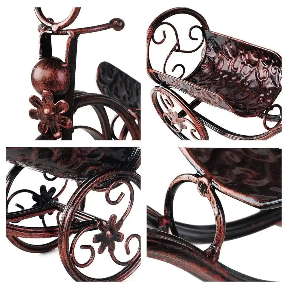 Porte-bouteille de Vin Bicyclette Métal