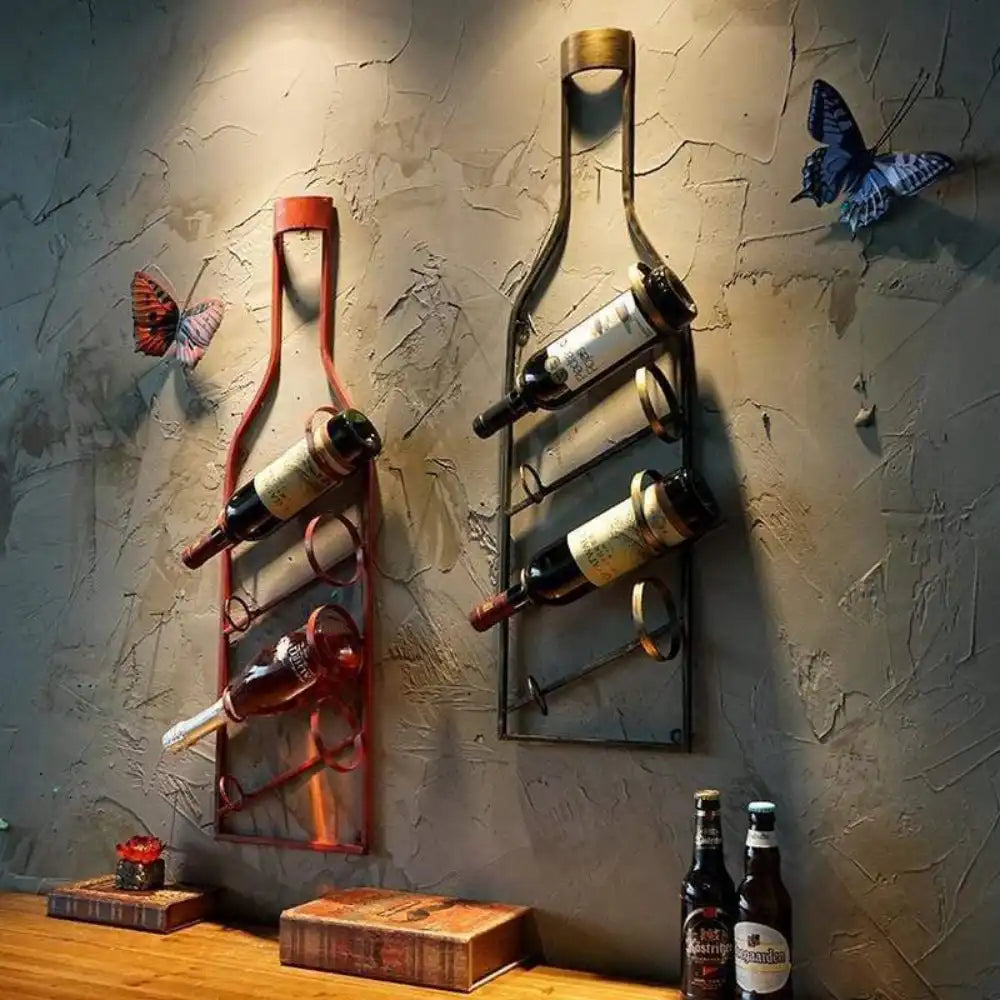 Porte Bouteille Mural Vin