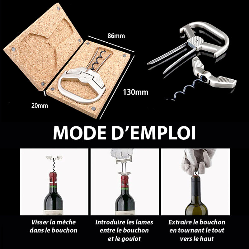 Coffret Tire Bouchon Bi Lame Jisite