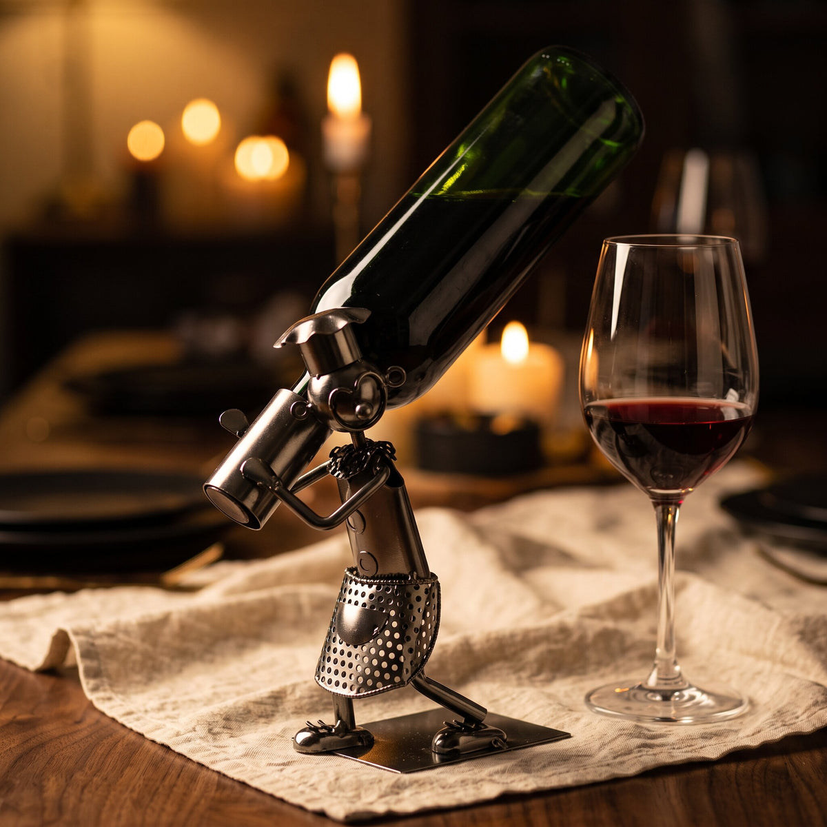 Porte-bouteille de Vin Cuisinier Original - ambiance