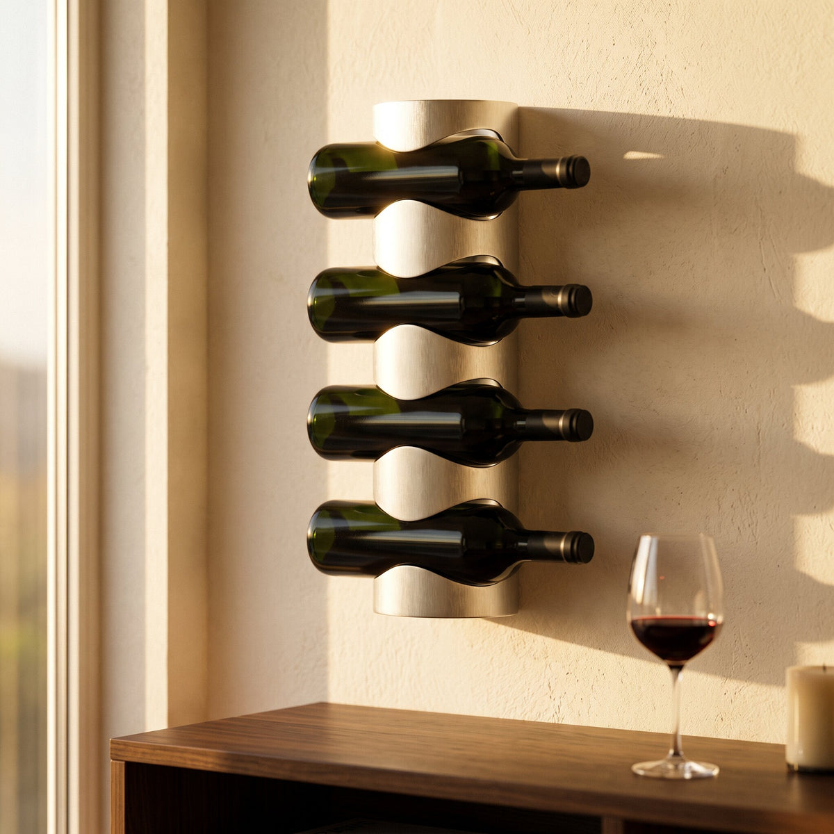 Porte-bouteille de Vin Étagère Métal - ambiance