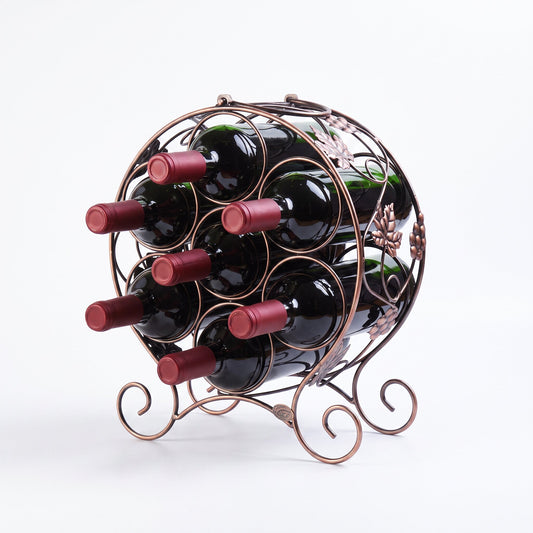 Porte-bouteille de Vin Métal Cylindre - packshot