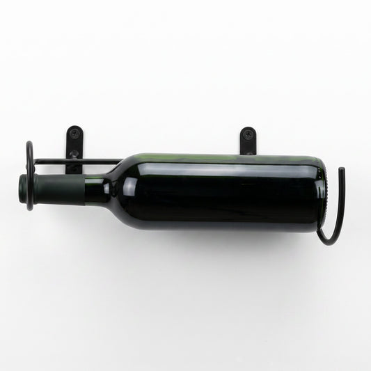 Porte-bouteille de Vin Mural Noir - packshot