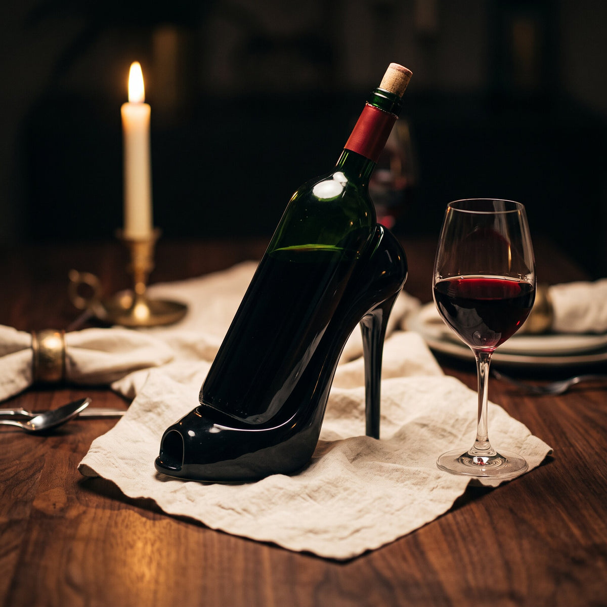 Porte-bouteille de Vin Talon Noir - ambiance
