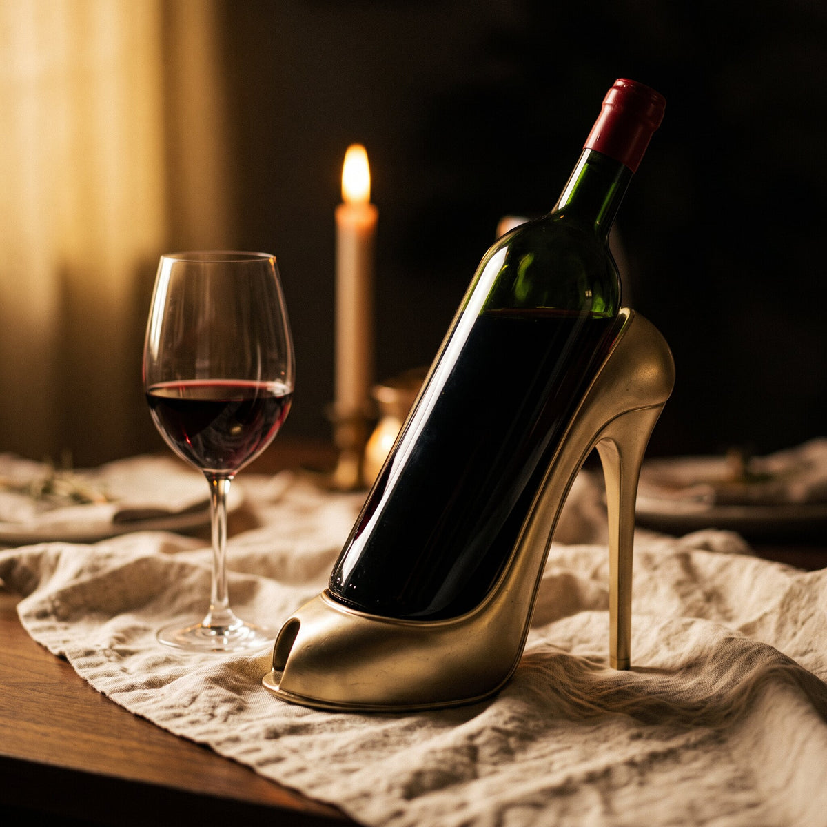Porte-bouteille de Vin Talon Or - ambiance