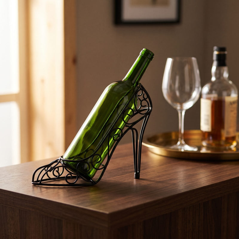 Porte-bouteille décoratif au bar