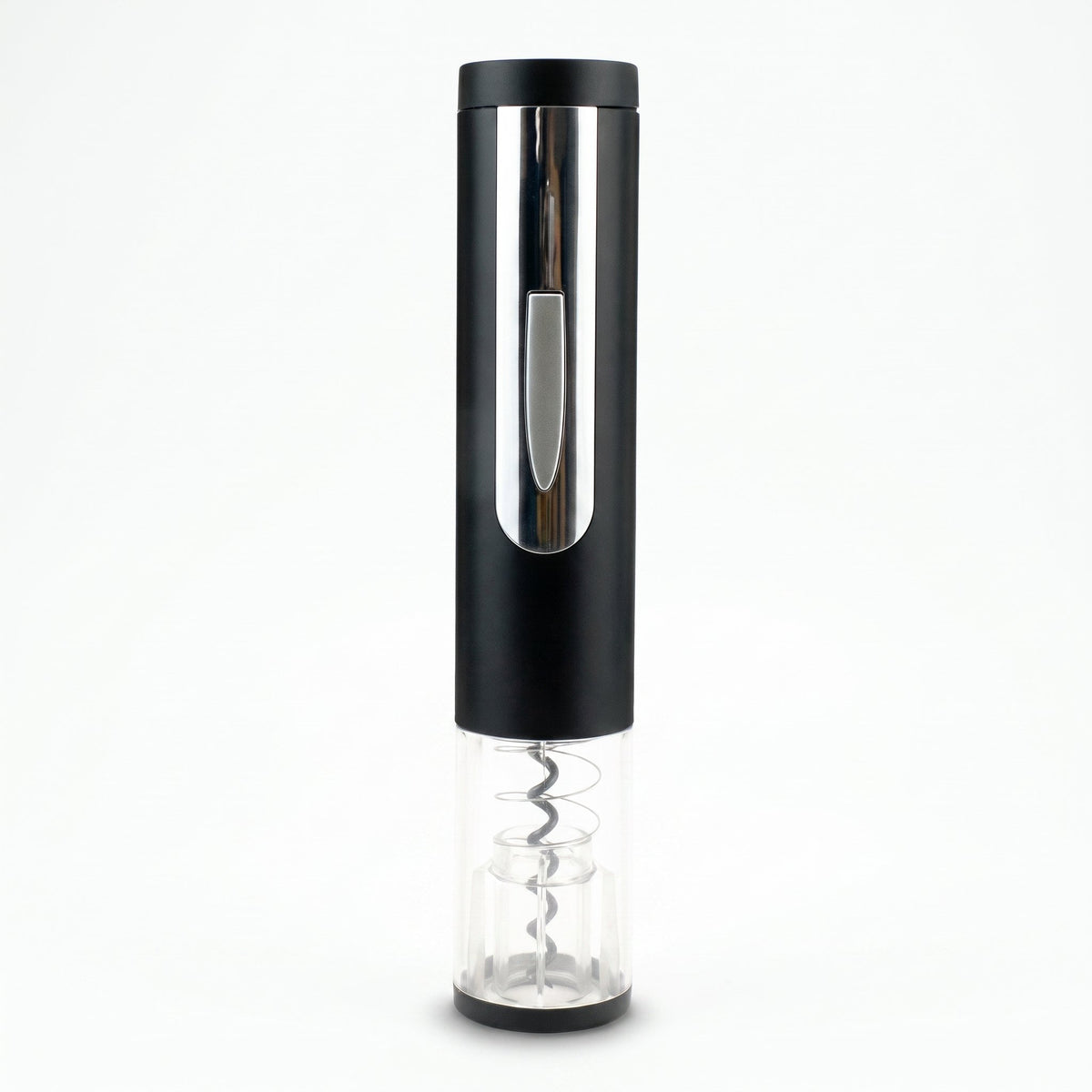 Tire-bouchon électrique Vinomax noir mat, vue de face sur fond blanc — La Maison du Sommelier