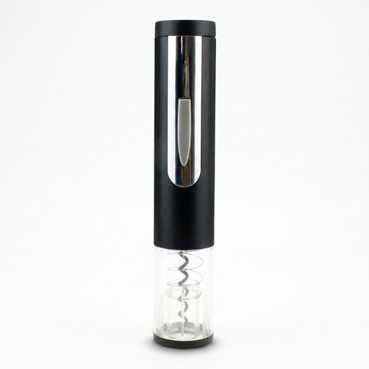 Tire-bouchon électrique Vinomax noir mat, vue de face sur fond blanc — La Maison du Sommelier