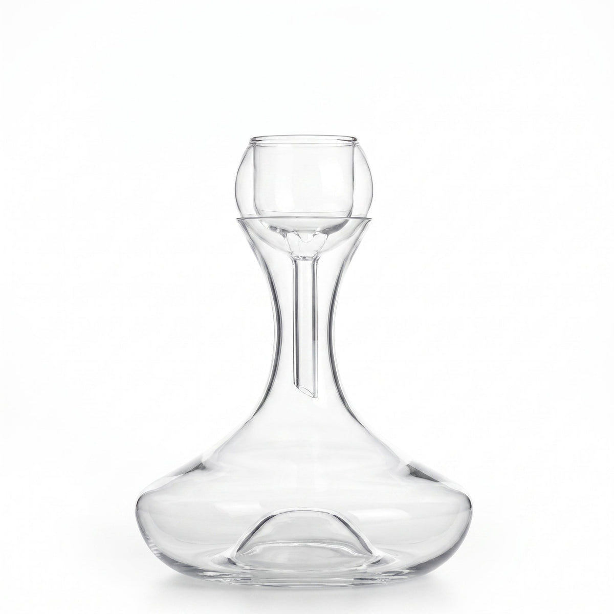 Carafe à vin cristal Uppercup — packshot fond blanc