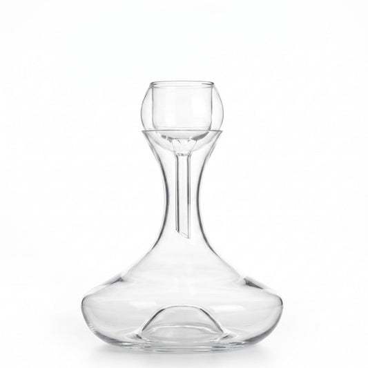Carafe à vin cristal Uppercup — packshot fond blanc