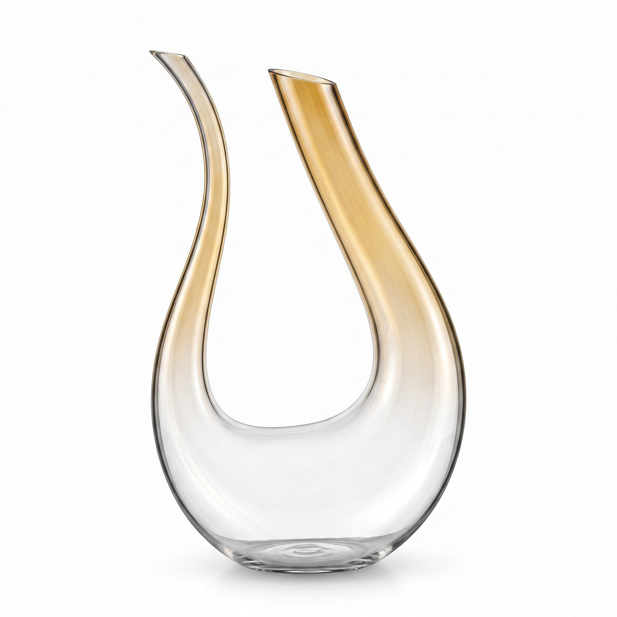 Carafe à décanter Cisne Brown ambrée — packshot fond blanc