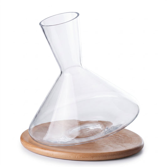 Carafe à décanter Culbuto Swing avec plateau — packshot fond blanc