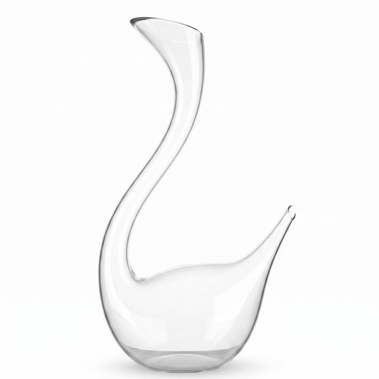 Carafe à décanter Cristal Swan — packshot fond blanc
