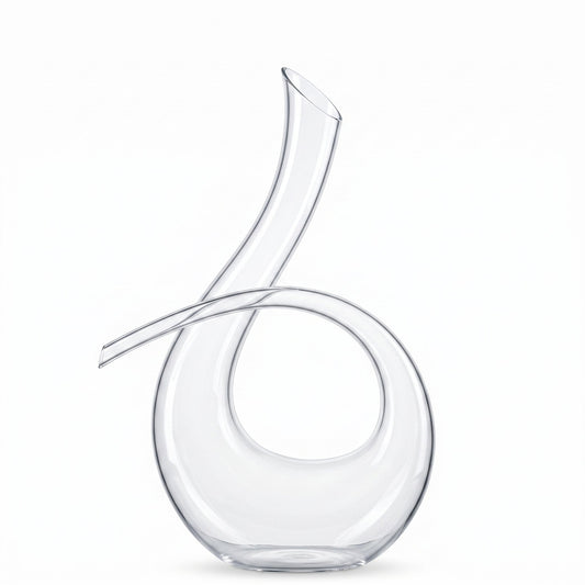Carafe à décanter Lovelace courbée — packshot fond blanc